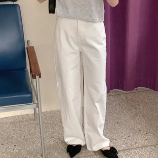 Cotton wide-leg pants