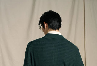 [CULTUM] Wool Blend Ivy Style Polo Knit Sweater