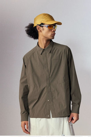 [Monterest] Quick-Dry Relaxed Fit Collared Shirt