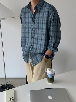 Koba Wrinkle Check Shirt