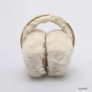 Suede wool earmuffs