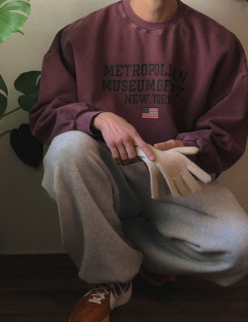 MUSEUM Sweatshirt (5 colors, 2 types (Terry & Fleece)