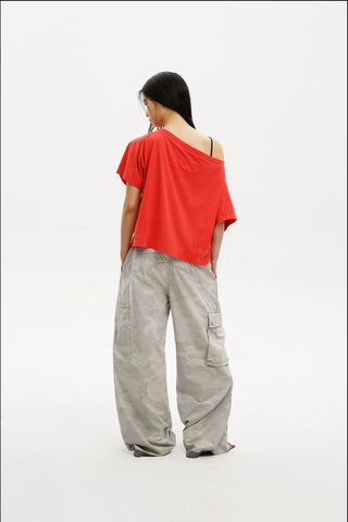 [MASONPRINCE] Reversible Camo Wide Cargo Pants