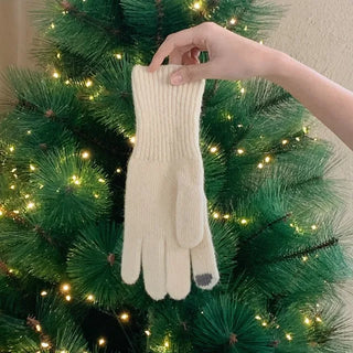 Wool knit gloves / Gloves