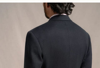 [CULTUM] Wool Twill Double-Breasted Peak Lapel Suit