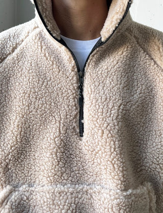 Bear Heavy Fleece Half-Zip Padded Jacket (3 colors)