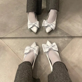 Big Ribbon Flat Shoes