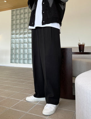 Ford Double-Pleated Wool Slacks (3 colors)