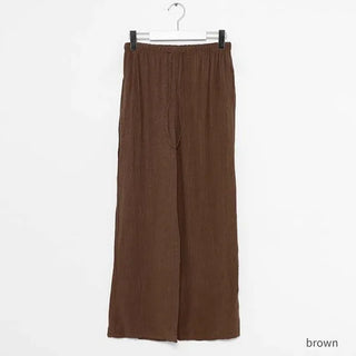 Banding linen pants