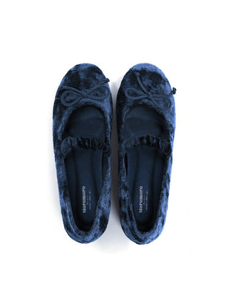 [Moromoro2] Velvet Bow Ballet Flats