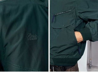 [Monterest] Water-Resistant Stand Collar Work Jacket