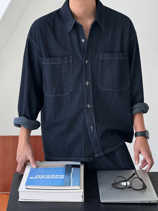 Thomas Raw Denim Shirt