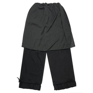 (2 colors) Polka Dot Layered Skirt