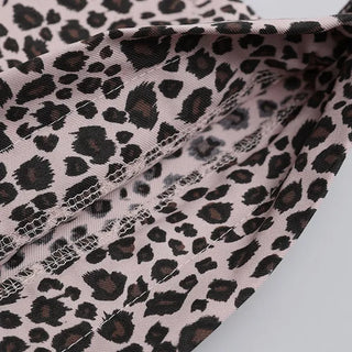 Leopard print shoulder bag