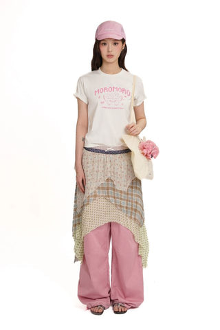 [moromoro2] Leather Bow Ballet Sandals