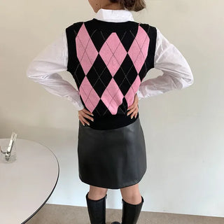Leather mini skirt