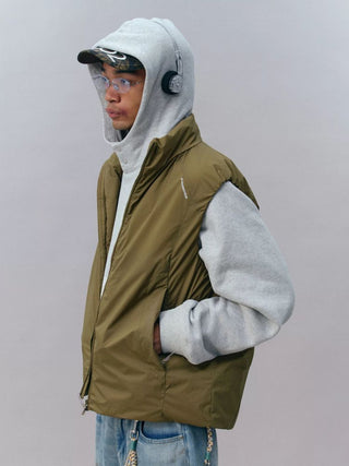 [Monterest] Water-Resistant Padded Stand Collar Vest