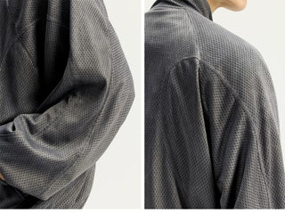 [Monterest] Washed Mesh Oversized Track Jacket