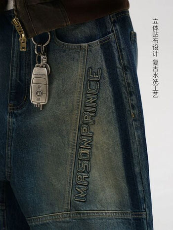[MASONPRINCE] Workwear Structure Denim Pants