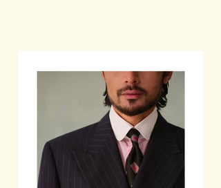 [CULTUM] 1930s Pinstripe Double-Breasted Peak Lapel Suit