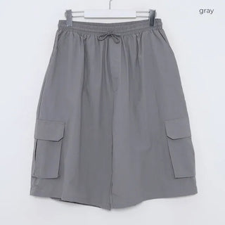 Nylon pocket shorts