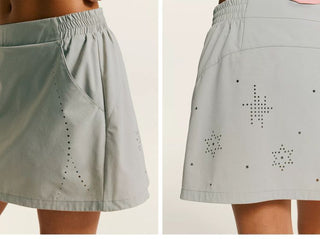 [Monterest] Quick-Dry Outdoor Skort with Totem Print
