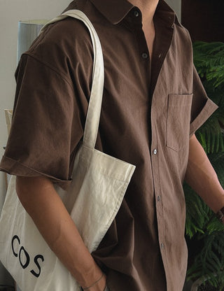 More Linen Short Sleeve Shirt (6 colors)