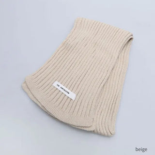 Rib-knit scarf