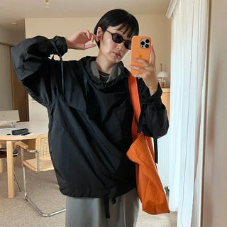 Two-pocket anorak jacket