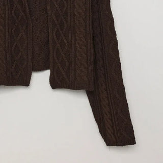 Simple Cable Cardigan