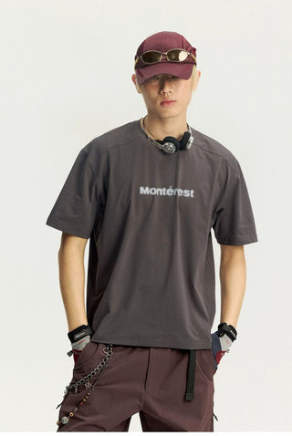 [Monterest] Quick-Dry Antibacterial Logo T-Shirt