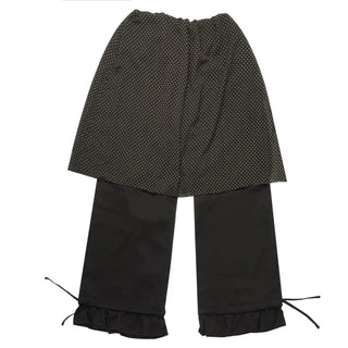 (2 colors) Polka Dot Layered Skirt
