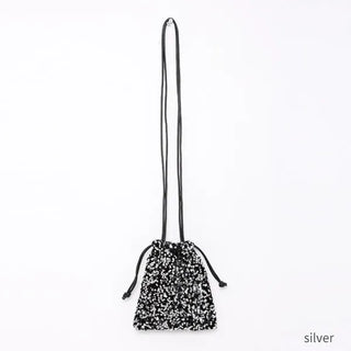 Sequined mini bag