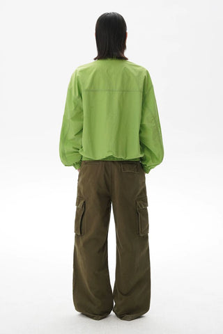 [MASONPRINCE] Lightweight Nylon Stand Collar Jacket