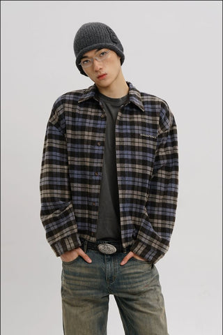 [MASONPRINCE] Vintage Wool Rolled Edge Beanie