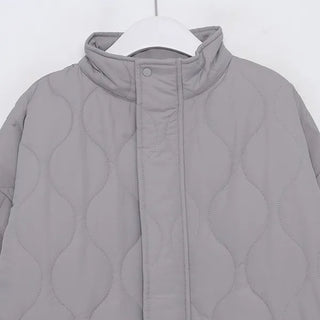 Quilted loose jacket