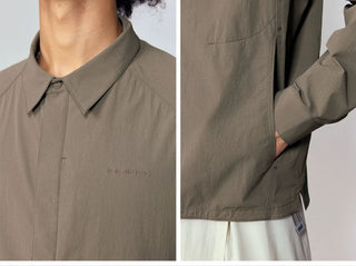 [Monterest] Quick-Dry Relaxed Fit Collared Shirt