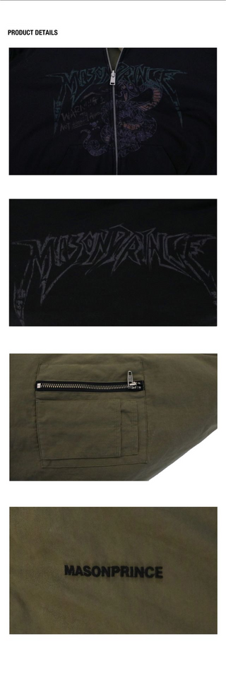 MASONPRINCE Reversible Printed Hood Jacket