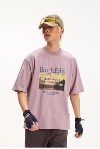 [Monterest] Quick-Dry Graphic Print T-Shirt