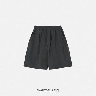 Pigmented elastic waist pants