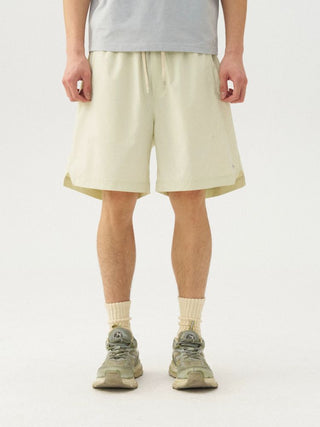 [Monterest] Quick-Dry Mesh Panel Sports Shorts