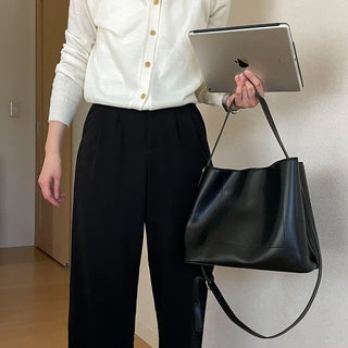 big simple shoulder bag