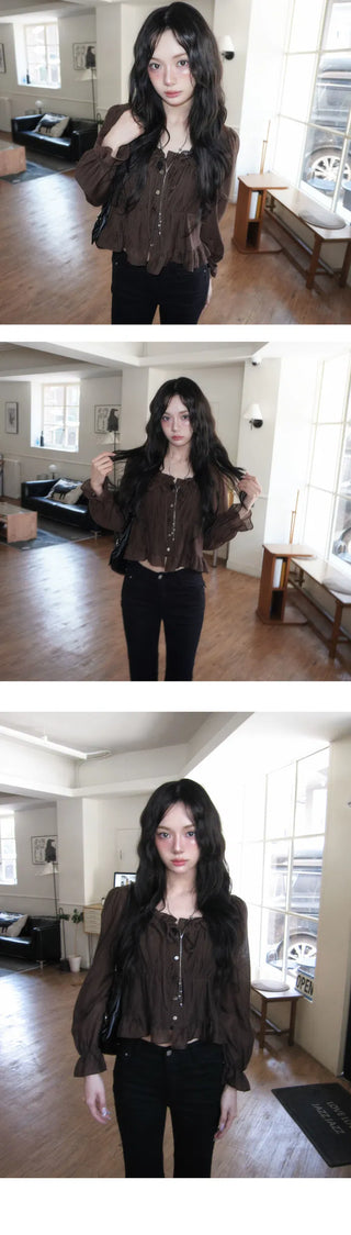 Gode Frill Shirring Blouse - 4 colors