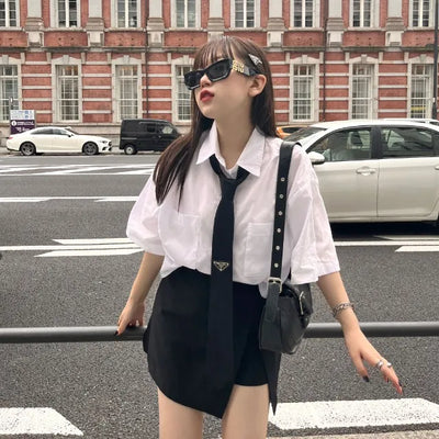 Cropped shirt