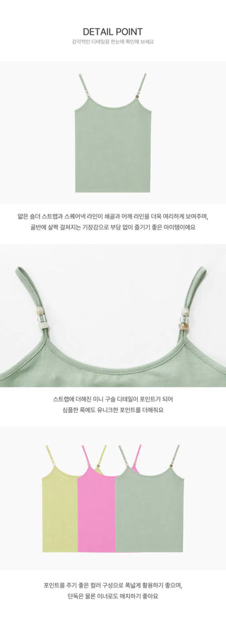 Bead Sleeveless - 3 colors