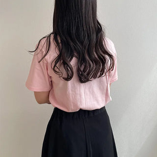 simple fit round tee