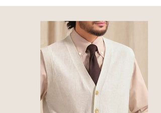 [CULTUM] V-Neck Knit Vest