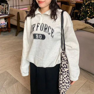 Half-zip sweatshirt