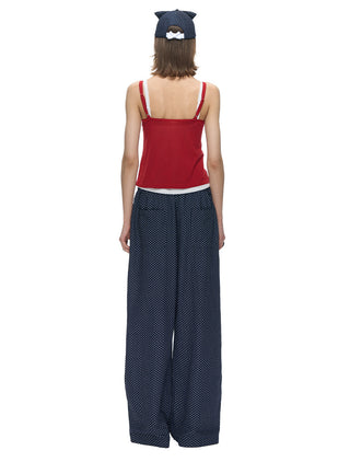 [NECY] Mini Dot Allover Print Wide Pants (2color)