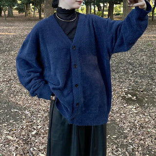 (Unisex) Soft V-Neck Cardigan